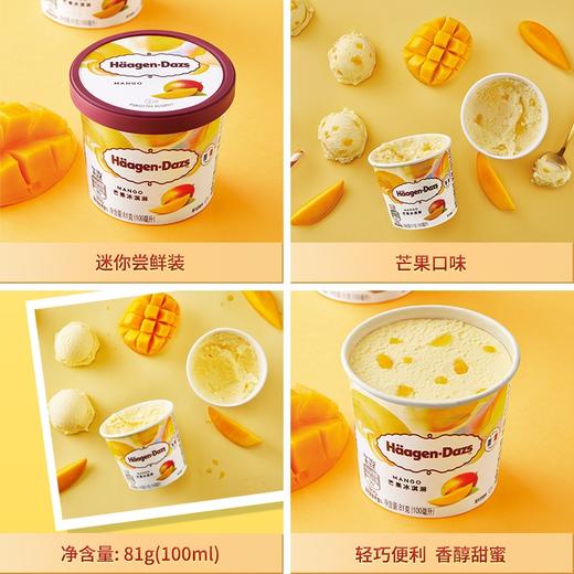 哈根达斯冰淇淋芒果味81g(100ml) 商品图4