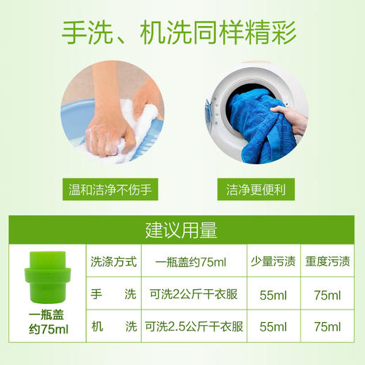 【福利购】1500ml大公鸡头洗衣液(马赛香) 植物萃取 温和不伤手 商品图3