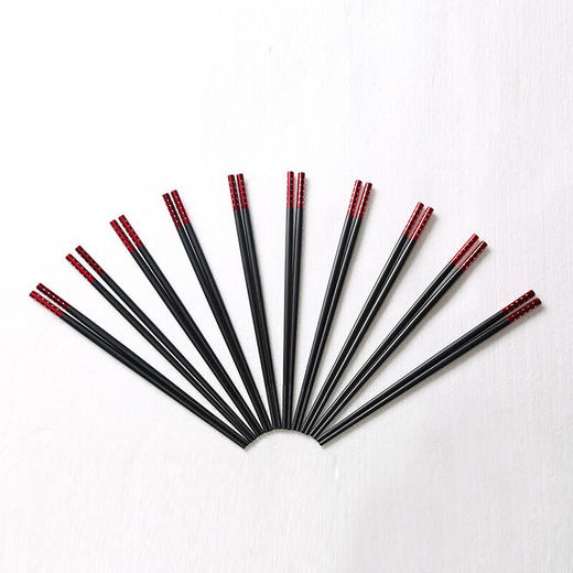 【10号清凉购直播间特价129任选4个】多样屋合金筷10双装礼盒/SW 商品图1