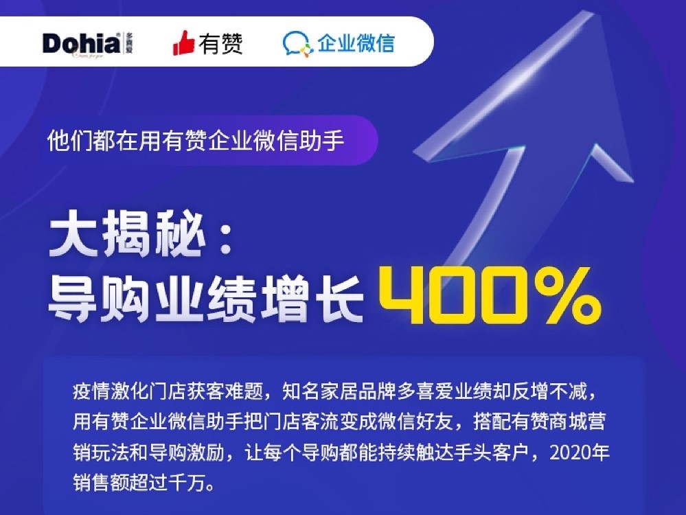 导购业绩增长400%！看行业大佬如何用企业微信助手玩转私域