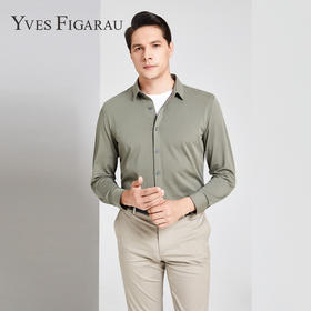 YvesFigarau伊夫·费嘉罗春夏商务休闲舒适透气长袖衬衫912302