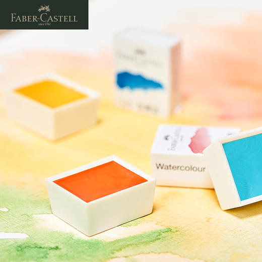 【福利购2026】 德国辉柏嘉  半干固体水彩 24色 商品图5