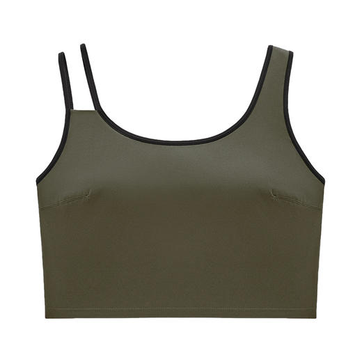 【特惠】（三公里打底）大胸显小背心式文胸无钢圈带杯背心大码外穿内衣 商品图1