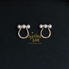 spoiledbrat jewelry珍珠马蹄耳钉 商品缩略图0