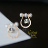 spoiledbrat jewelry珍珠马蹄耳钉 商品缩略图4