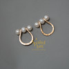 spoiledbrat jewelry珍珠马蹄耳钉 商品缩略图2