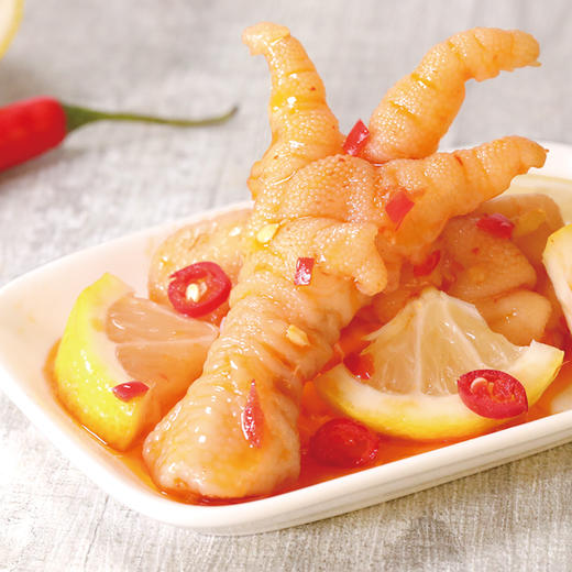 小胡鸭 无骨鸡爪 柠檬酸辣去骨凤爪零食小吃休闲食品熟食超市同款 商品图2