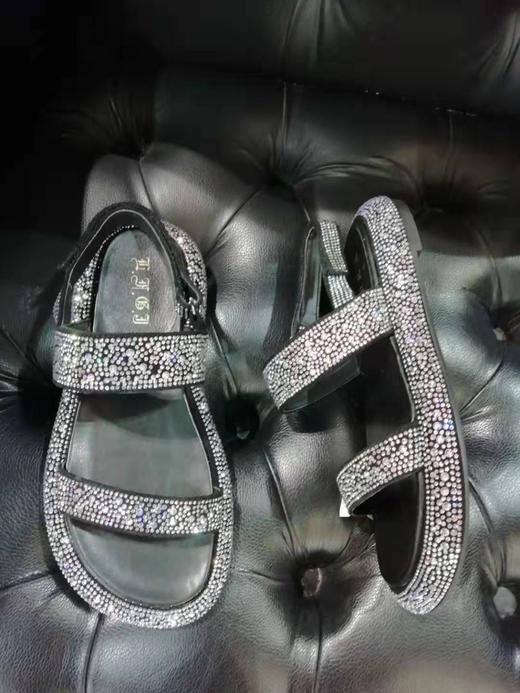 LFGJ女鞋  13003   时尚百搭满钻厚底凉鞋 商品图5