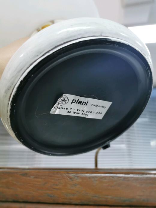 【在仓】意大利产plani纯白中古台灯 商品图6