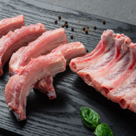 신가정육 돼지갈비500g