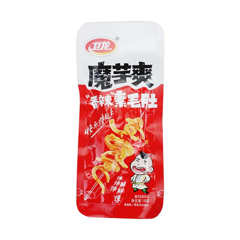 【卫龙】魔芋爽素毛肚 香辣味 15g | Q弹爽滑·辣得过瘾 | 素毛肚口感·比毛肚更便宜 | 开袋即食·追剧零食·加班解馋·随身携带