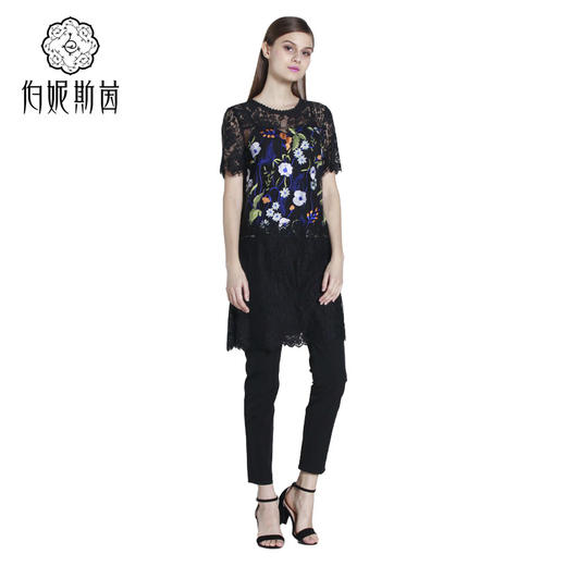 【伯妮斯茵】172L072--黑色裤子--天青石金耳环--《太阳之子--印加》 商品图2