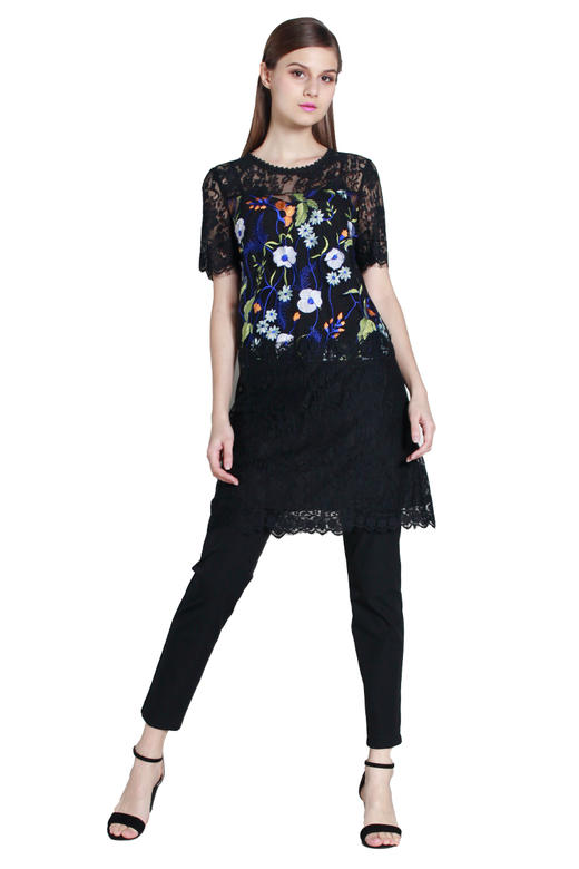 【伯妮斯茵】172L072--黑色裤子--天青石金耳环--《太阳之子--印加》 商品图0