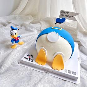翻糖唐老鸭PP蛋糕