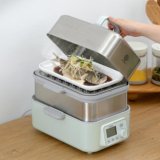 北鼎 蒸炖锅 电蒸锅 多功能家用电炖锅 隔水炖盅全自动预约蒸煮锅G56A 商品图3