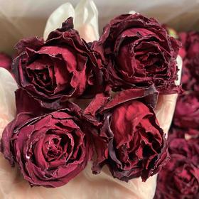 【云南冻干墨红玫瑰花】 冻干墨红花冠茶/ 玫瑰花瓣/ 玫瑰粉/瓶装散称包邮