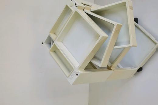 【在仓】boby奶油白高版可移动置物柜 商品图5