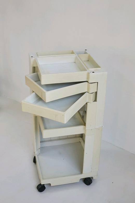 【在仓】boby奶油白高版可移动置物柜 商品图2