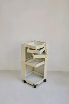 【在仓】boby奶油白高版可移动置物柜