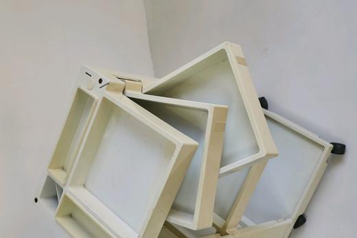 【在仓】boby奶油白高版可移动置物柜 商品图4