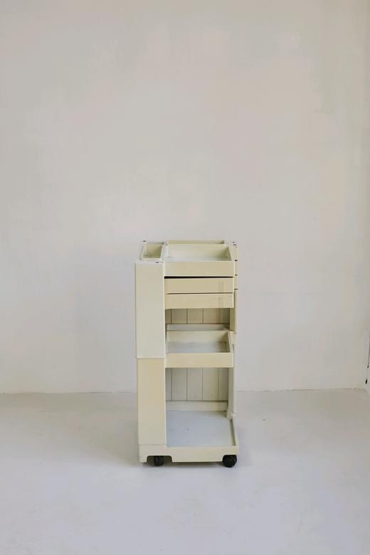 【在仓】boby奶油白高版可移动置物柜 商品图1