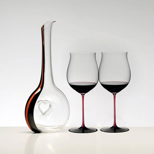 旋转黑线祝福型醒酒器（红色）1210ML（仅样品，无货退款 商品图3