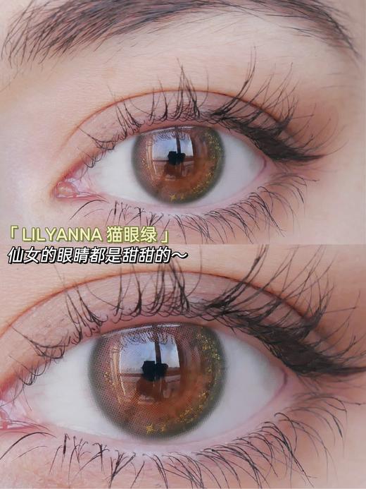 【小红书推荐款】lilyanna 猫眼绿，半年抛/直径14.2/着色13.4，138/一副，158/两副 商品图8