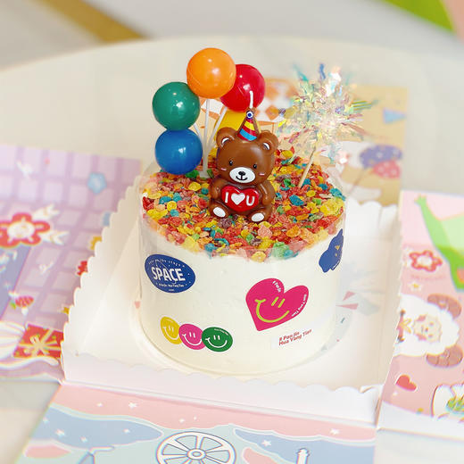 6/1儿童节  小可爱的惊喜盒子奶油蛋糕 商品图0