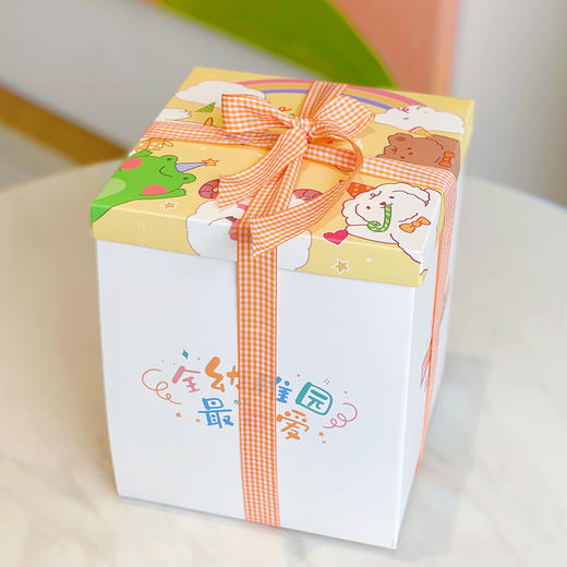 6/1儿童节  小可爱的惊喜盒子奶油蛋糕 商品图1