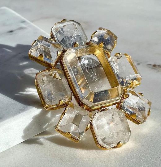 北京仓｜Goossens Paris-玛格特·罗比同款-天然水晶 项坠 胸针（两种戴法）［法国设计师］ 商品图1