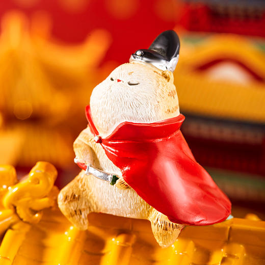 【故宫优选| 摆件】大明系列-萌萌迷你猫小摆件 商品图1