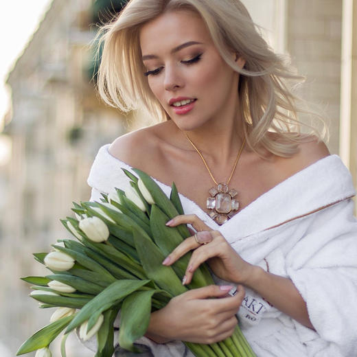 北京仓｜Goossens Paris-玛格特·罗比同款-天然水晶 项坠 胸针（两种戴法）［法国设计师］ 商品图0