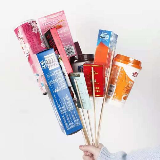 竹签 固定胶贴  零食贴 荔枝托 皮筋 商品图8