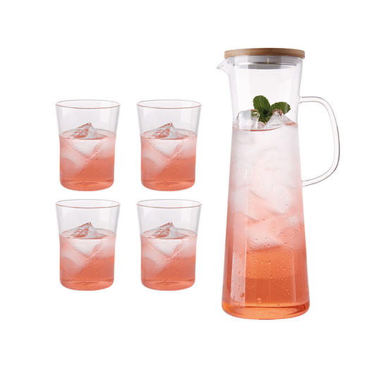 【多样屋专柜】多样屋竹风玻璃水具组－1100ml 商品图5