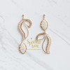 SpoiledBratJewelry 珍珠月光石耳环 商品缩略图0