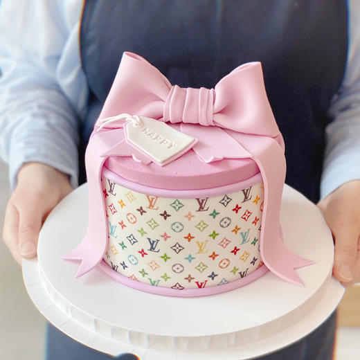 彩花蝴蝶结 · 奶油蛋糕 商品图1