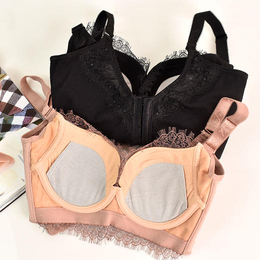 【秒杀品不退不换】皇家丽美经典蕾丝纱小胸显丰满聚拢文胸WJ1836-3 商品图2