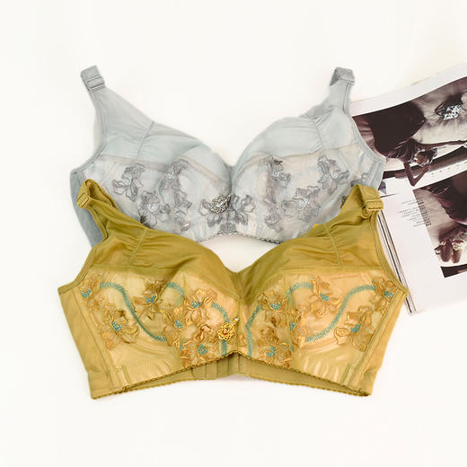 【特价商品不退不换】皇家丽美调整型文胸大胸显小薄杯聚拢内衣WW1658-1 商品图2