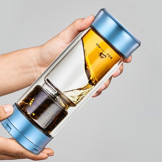 TAIC太可纯钛茶水分离泡茶杯男女士高档双层玻璃茶杯-YHD 商品图5