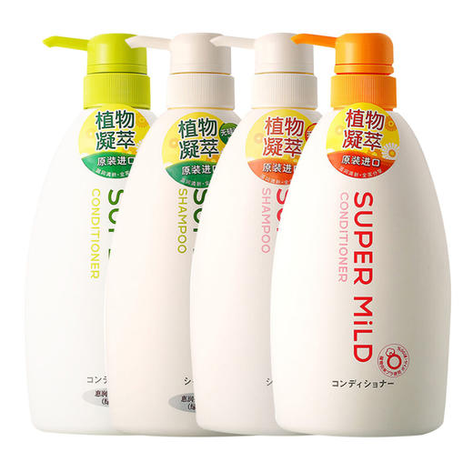 日本惠润柔净洗发露/护发素600ml 绿野芳香/鲜花芳香 植物温养 秀发自然清爽 110352/110353/110335/110023 商品图3