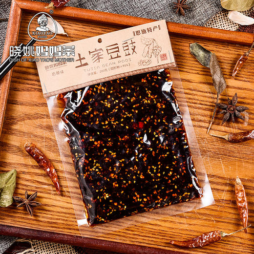 【助农】恩施晓姚妈妈菜土家油豆豉200g 商品图4