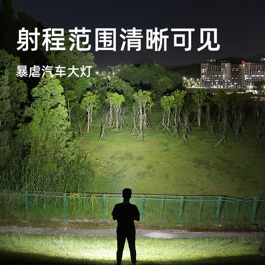 SUPERFIRE神火L6手电筒强光远射可充电超亮户外防水便携防身led手电 商品图2