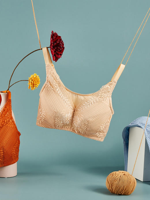 【若初】【新邂逅】术后专用透气抗菌义乳文胸 透气网眼 侧收副乳 商品图4