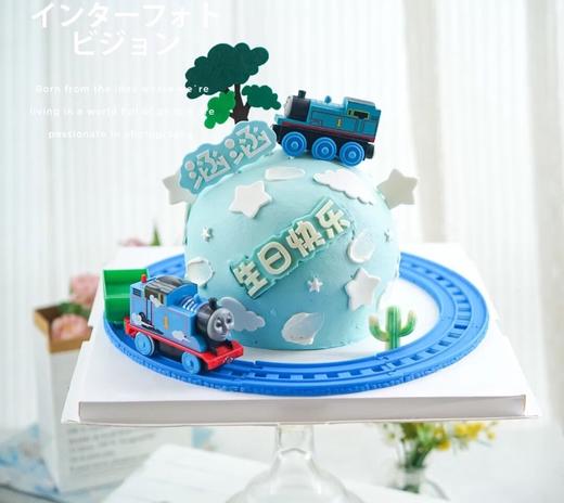 托马斯轨道主题蛋糕 商品图1