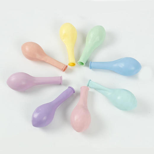 2.2克马卡龙气球.气球杆.飘带.波波球 商品图1