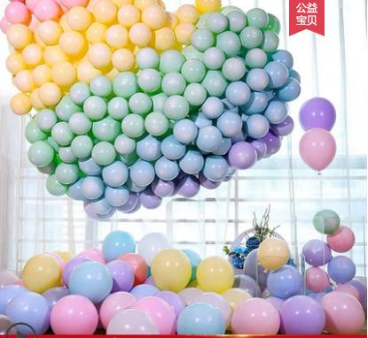 2.2克马卡龙气球.气球杆.飘带.波波球 商品图2