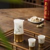 林玉山 《酒逢知己》纯金酒具1壶2杯套装 送礼佳品 送长辈送领导 酒具 酒器 商品缩略图2