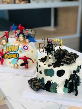 坦克主题蛋糕