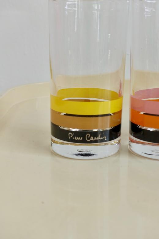 日本Pierre Cardin彩虹印花杯 全新保存品 商品图3