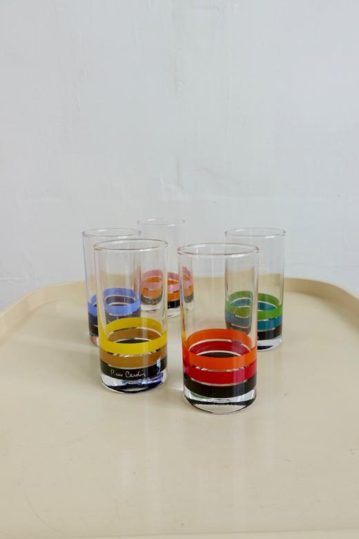 日本Pierre Cardin彩虹印花杯 全新保存品 商品图2